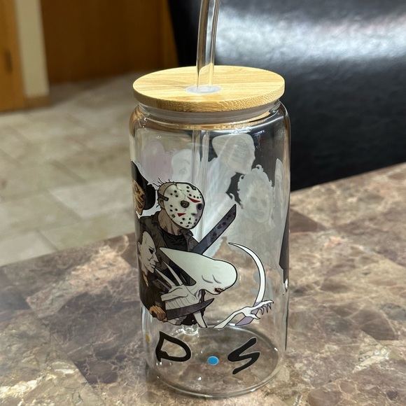 Halloween Monsters 16OZ Glass Cup - Picture 4 of 4